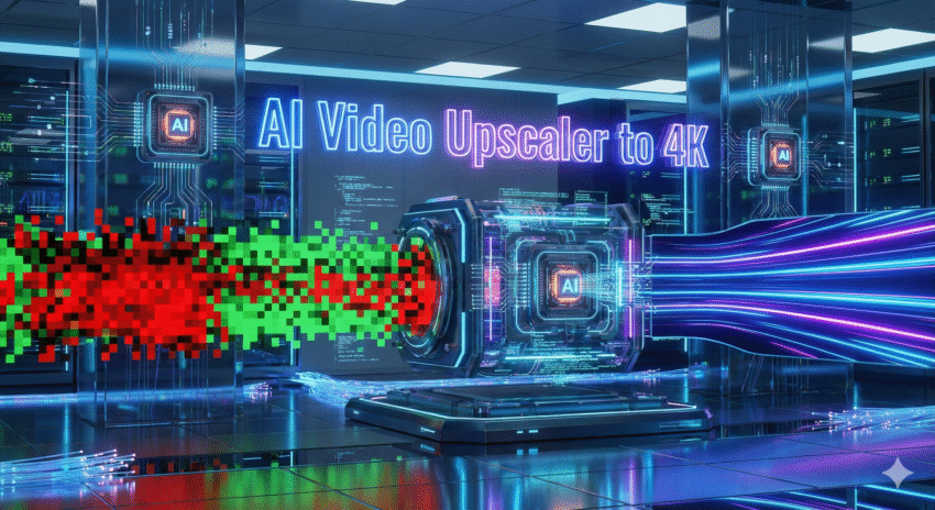 AI video upscaler to 4k