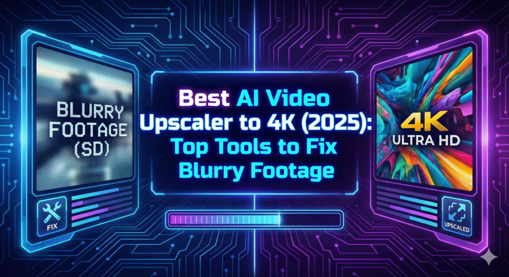 AI video upscaler to 4k
