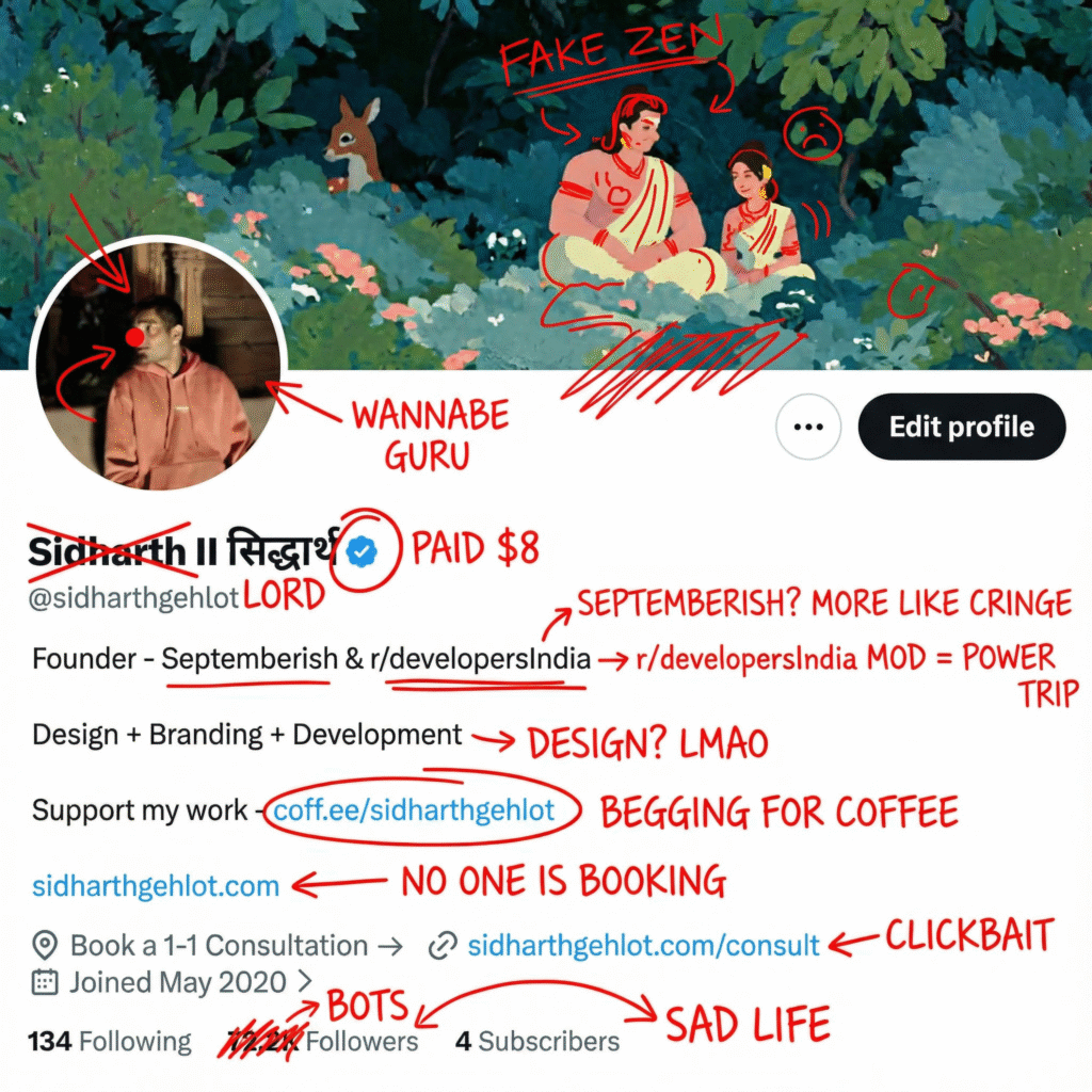 AI conspiracy scribble profiles